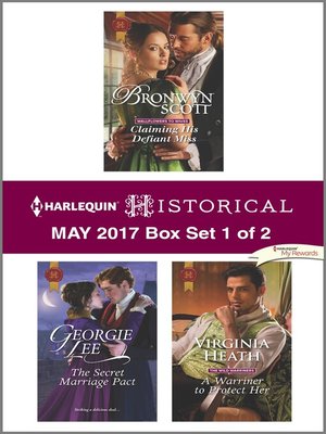 cover image of Harlequin Historical May 2017, Box Set 1 of 2